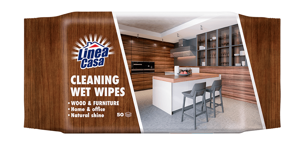 LINEA CASA Vlažne maramice za nameštaj, 50 komada
