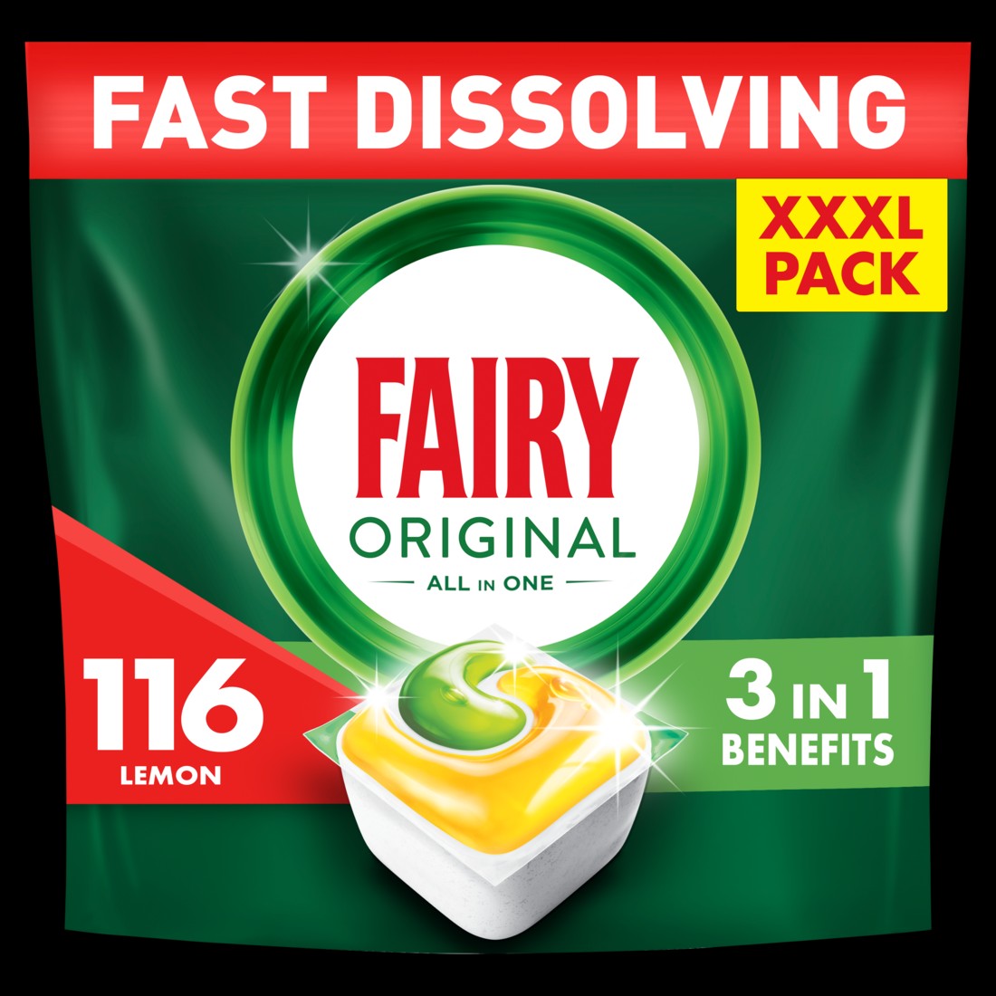 Fairy Tablete za mašinu za pranje sudova ADW All In One, 116 komada