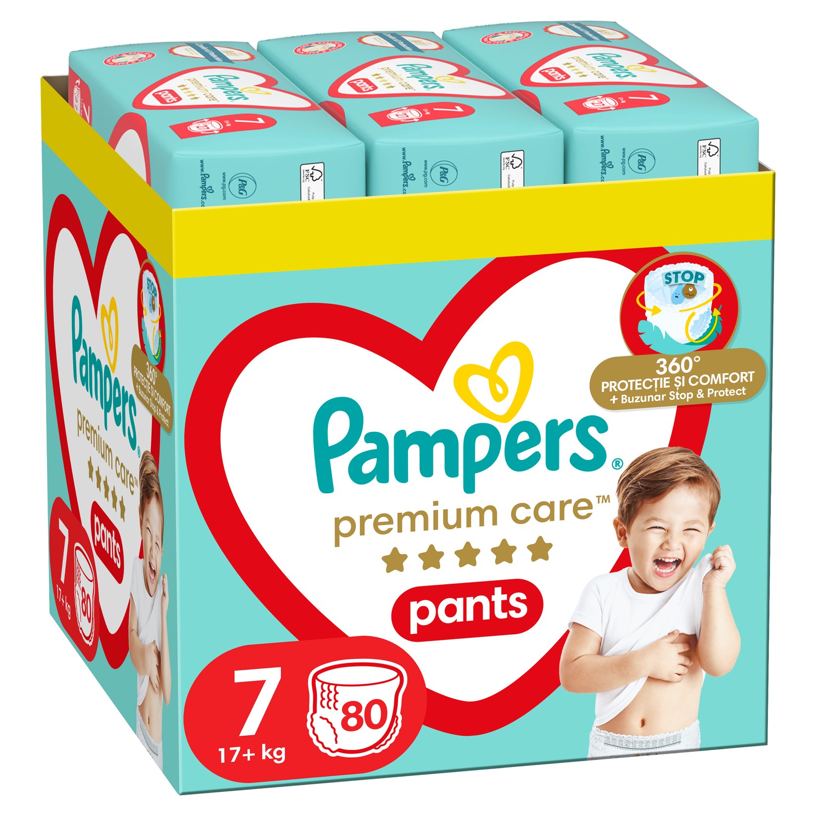 Pampers Pelene Premium Care Pants 7, Monthly, 15+kg, 80/1