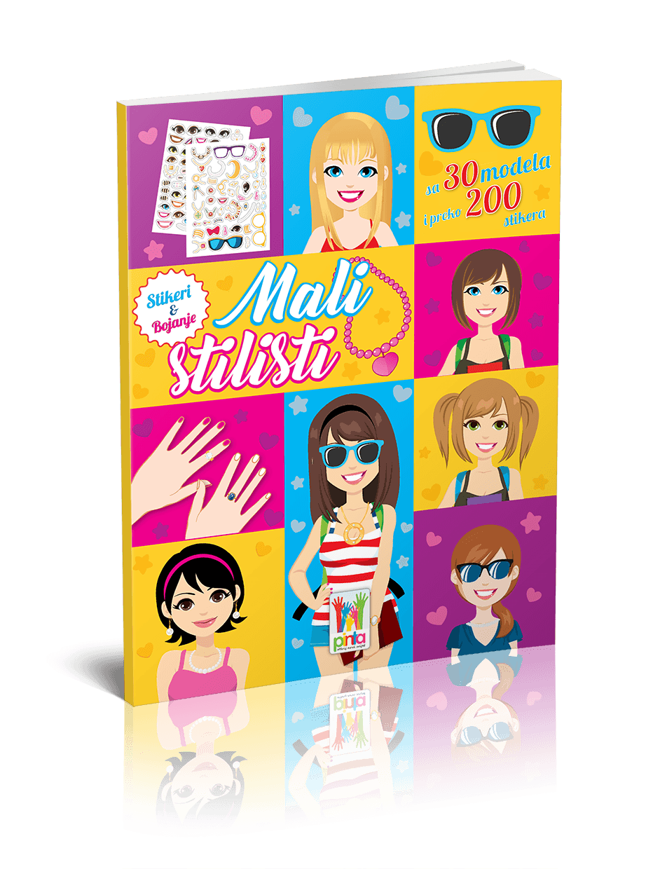 Mali stilisti knjiga sa stikerima