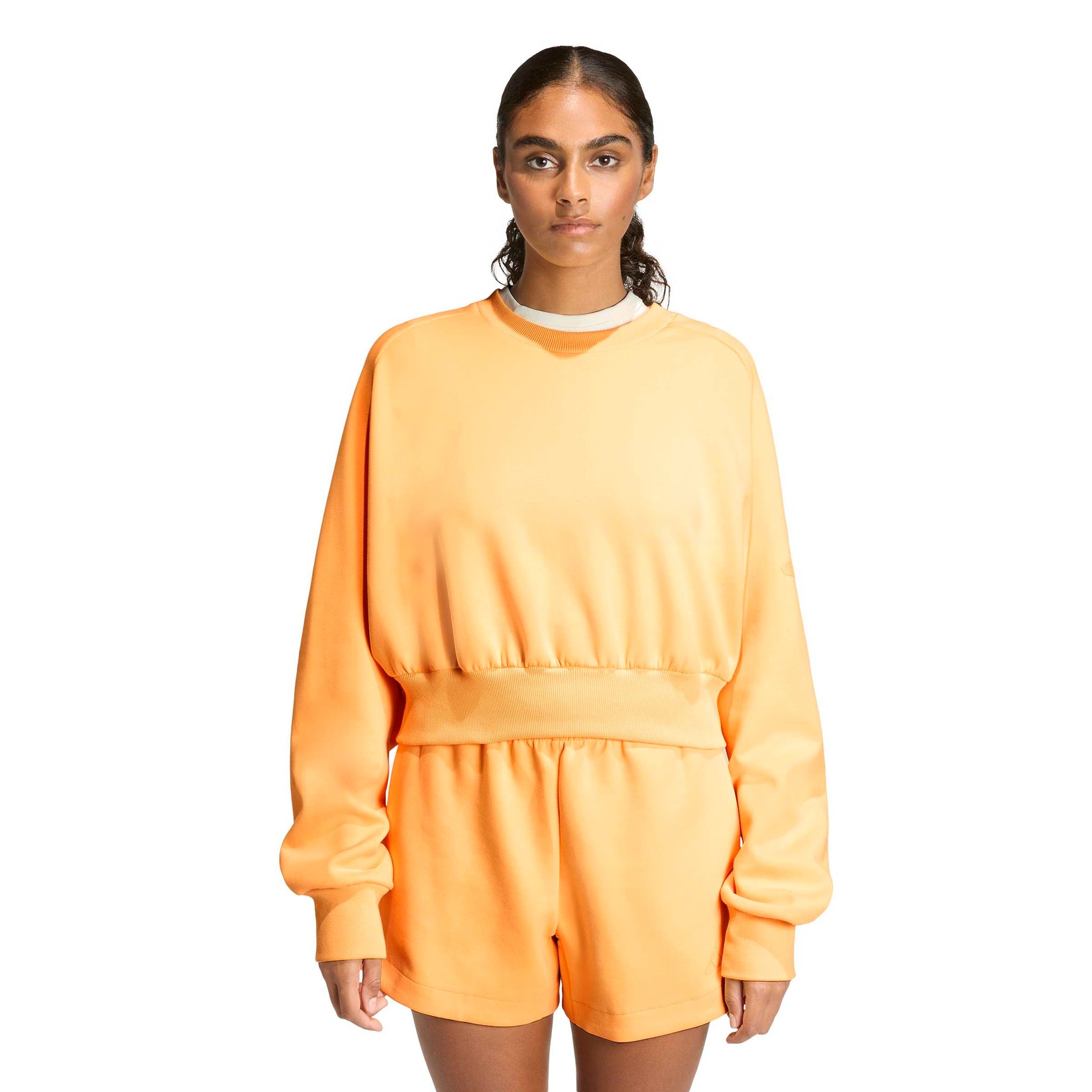 Adidas Ženski duks W All Szn Sl Sw KA7017, Okrugli izrez, Narandžasti