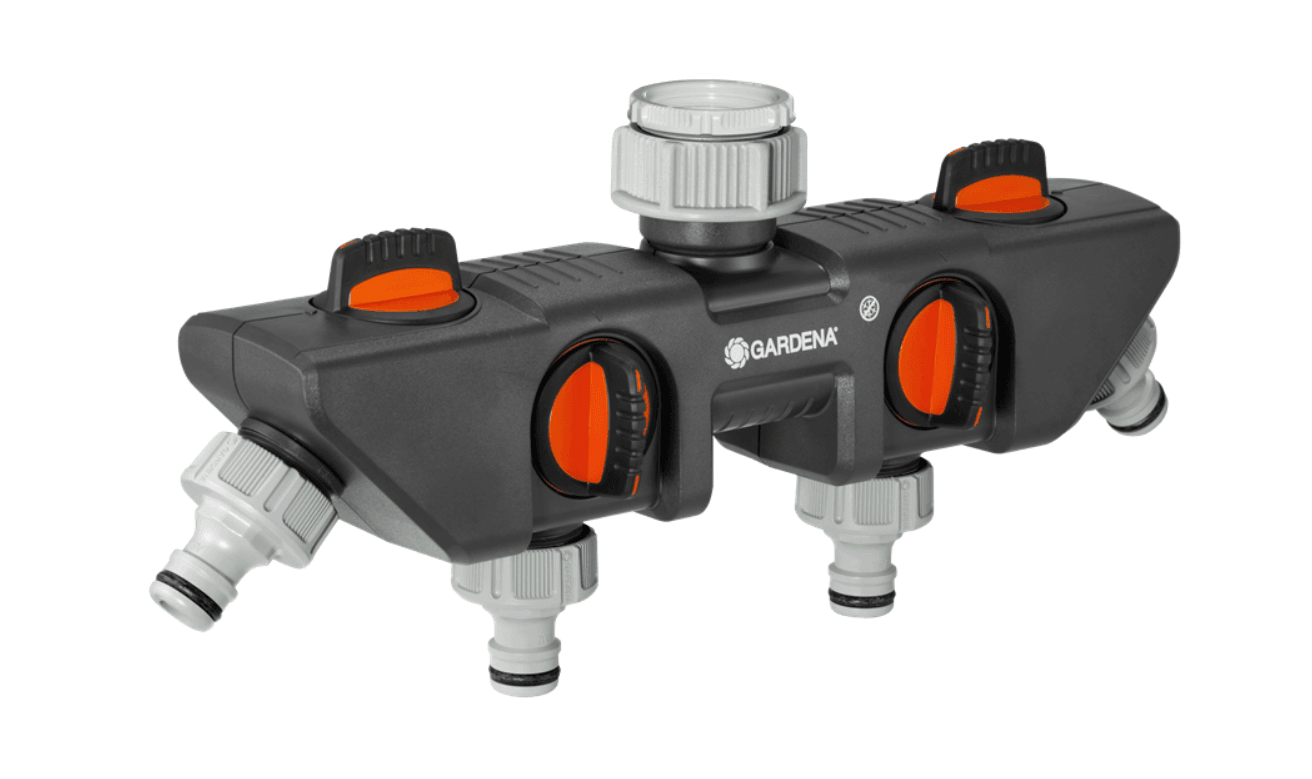 GARDENA Razvodni cetvorokanalni ventil 1"-3/4" na 4x1/2"pr