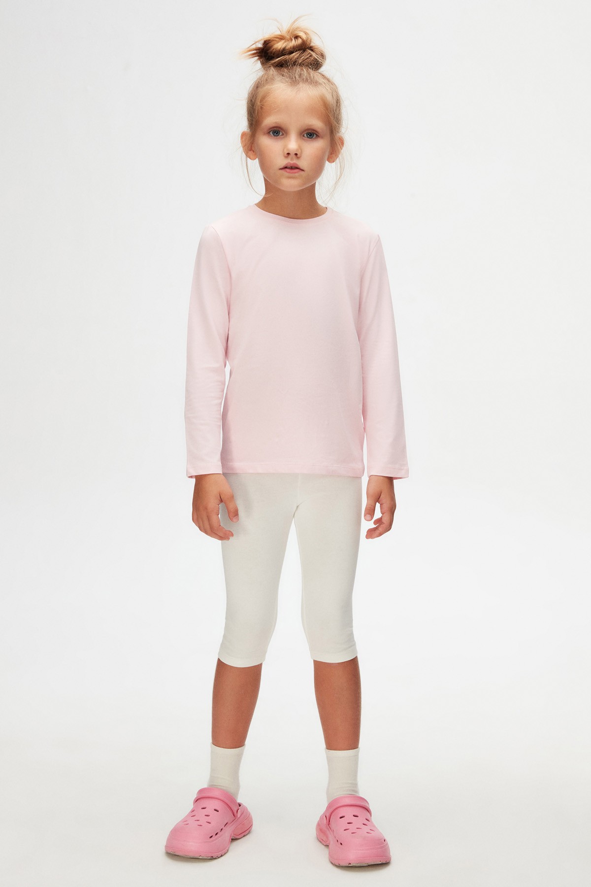 Lovetti Majica dugih rukava za devojčice, Svetloroze