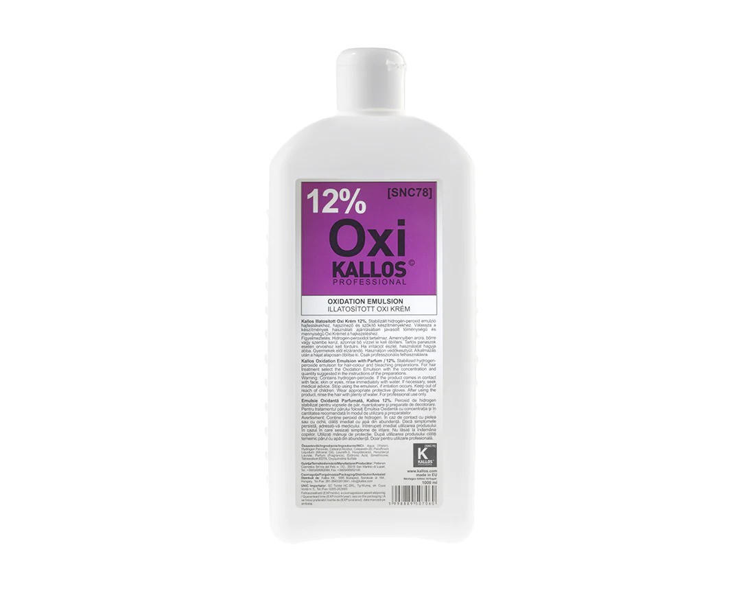 KALLOS  Oxi Hidrogen za farbanje, 12%, 1000ml