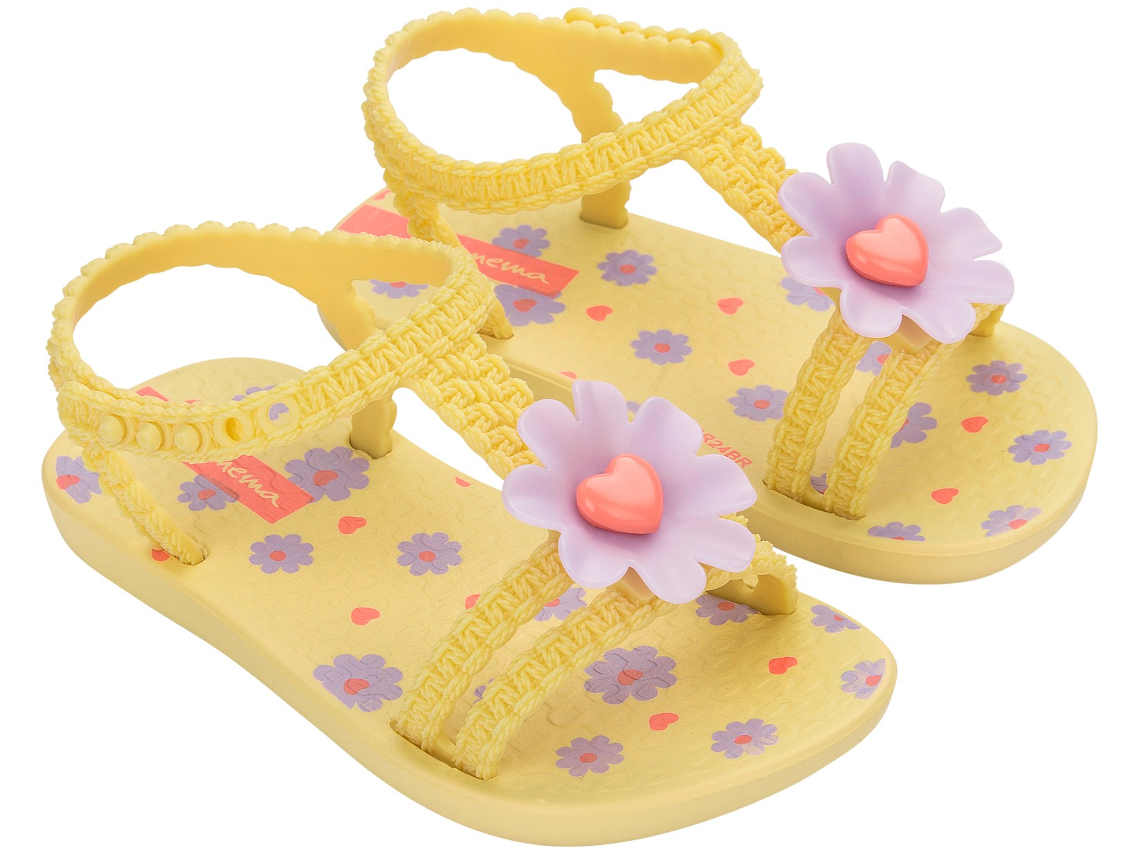 Ipanema Sandale za devojčice 83355-BC654, Daisy Baby, Žute
