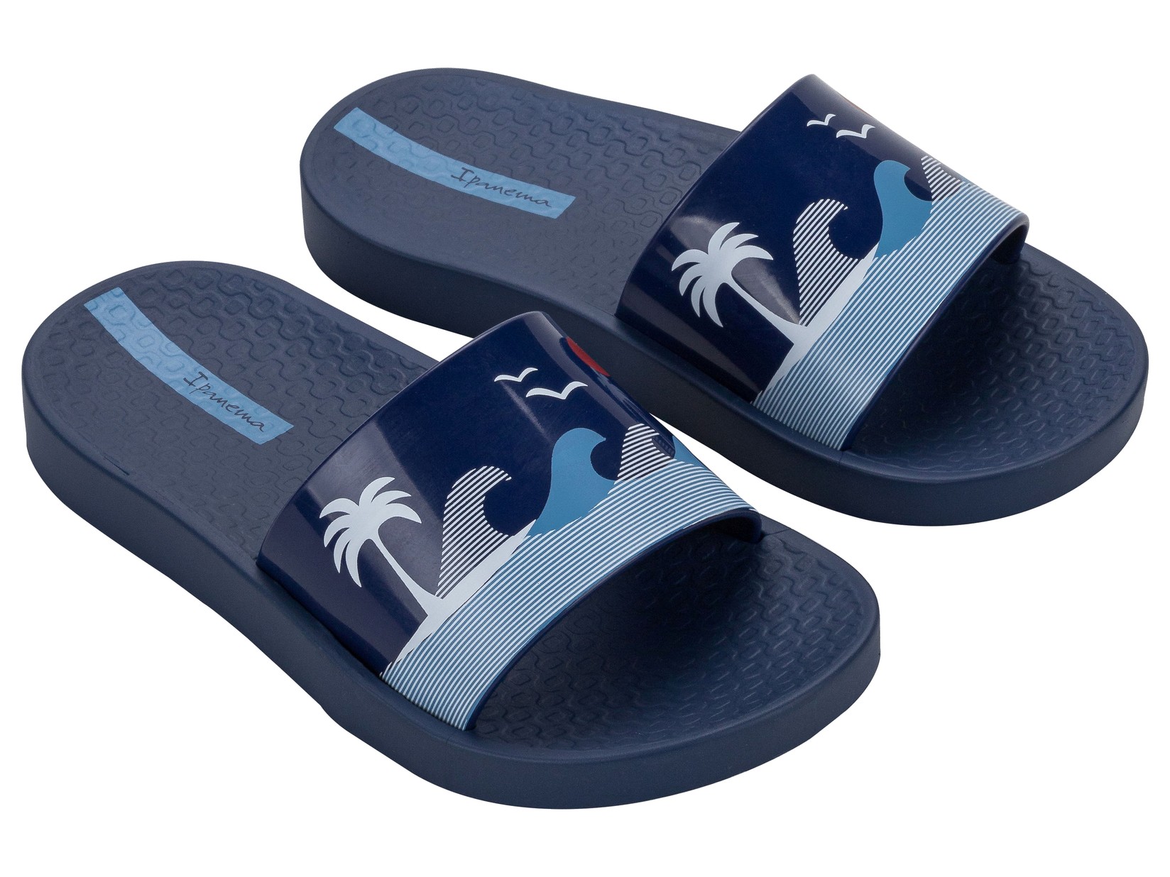 Ipanema Papuče za dečake 83614-AY571, Urban VI Slide Kids, Teget
