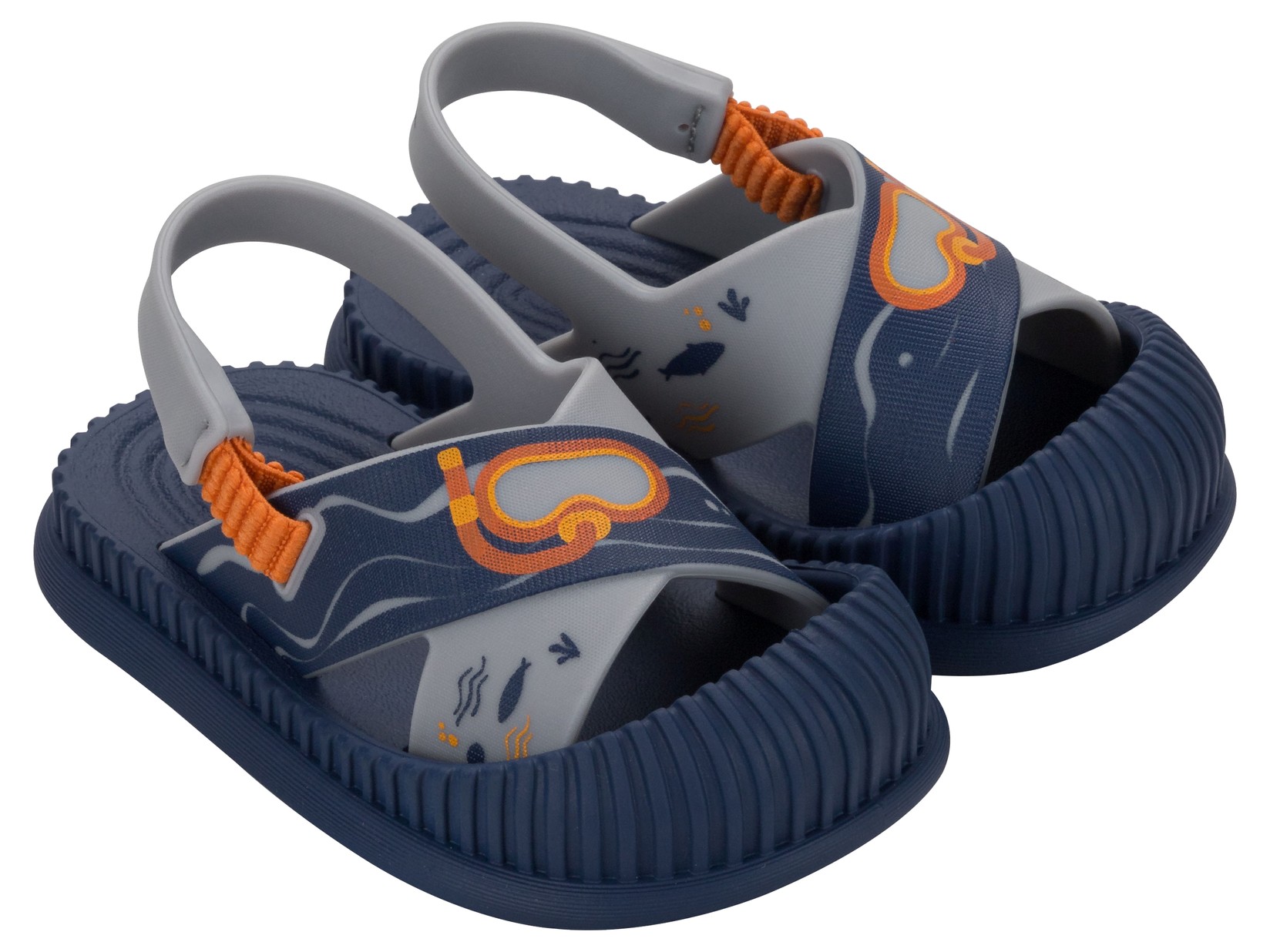 Ipanema Sandale za dečake 83661-BD297, Fun Sea Baby, Teget-sive