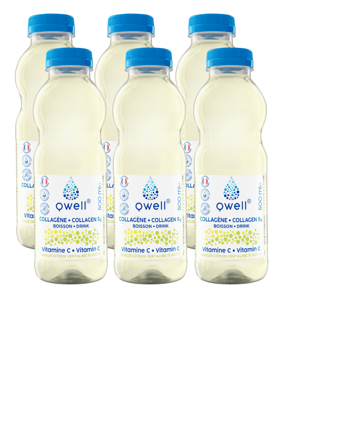 Qwell Paket Collagen voda-immunity-limeta, 6 komada