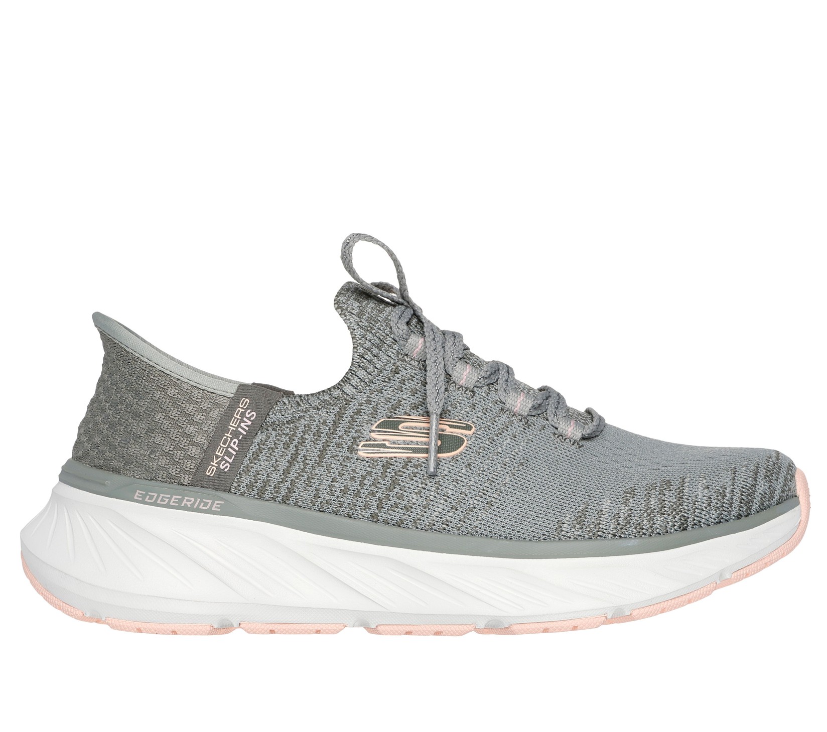 Skechers Ženske patike Edgeride-Impression, Slip-Ins, 150470-GROR, Zelene