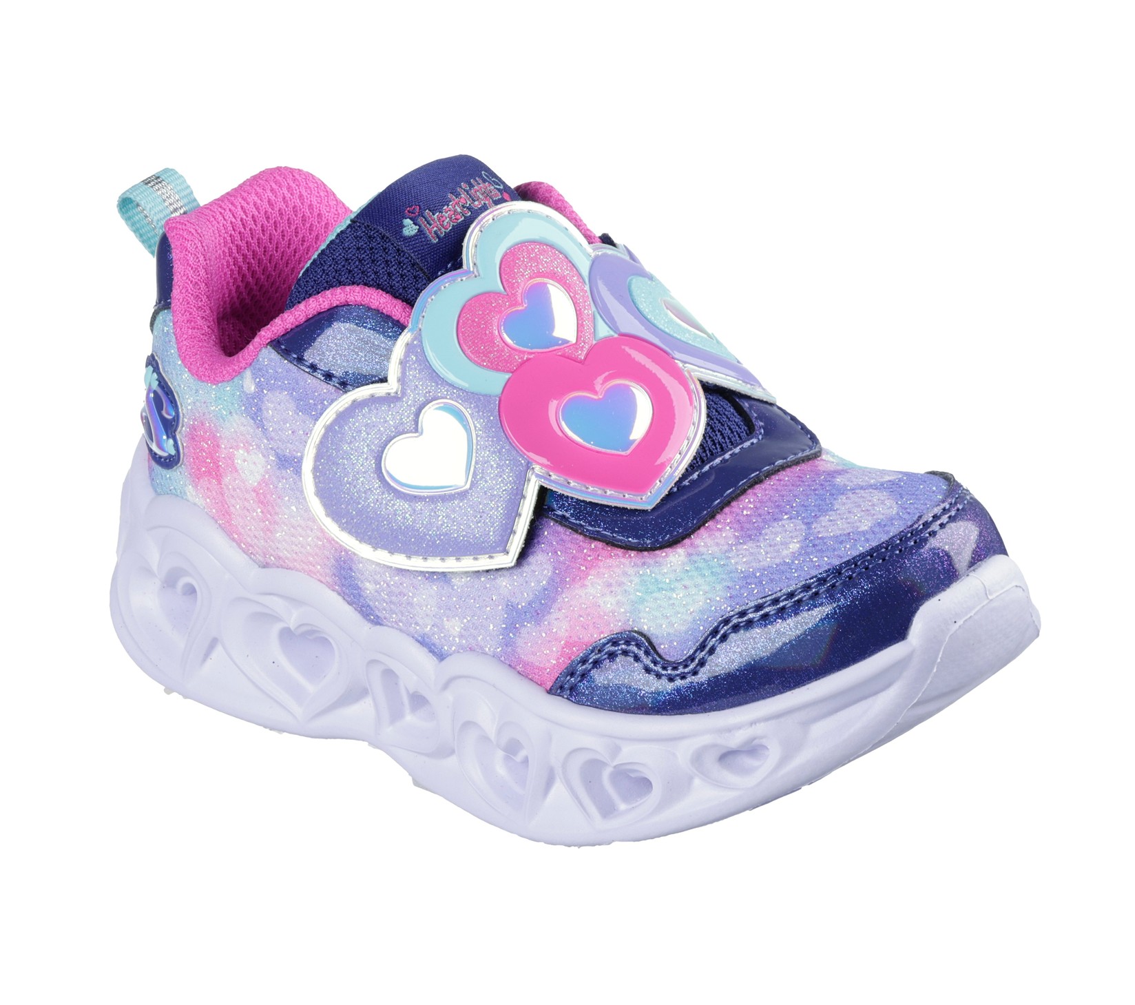 Skechers Patike za devojčice Heart Lights - Lovin Reflecti, 302693N-NVHP, Teget