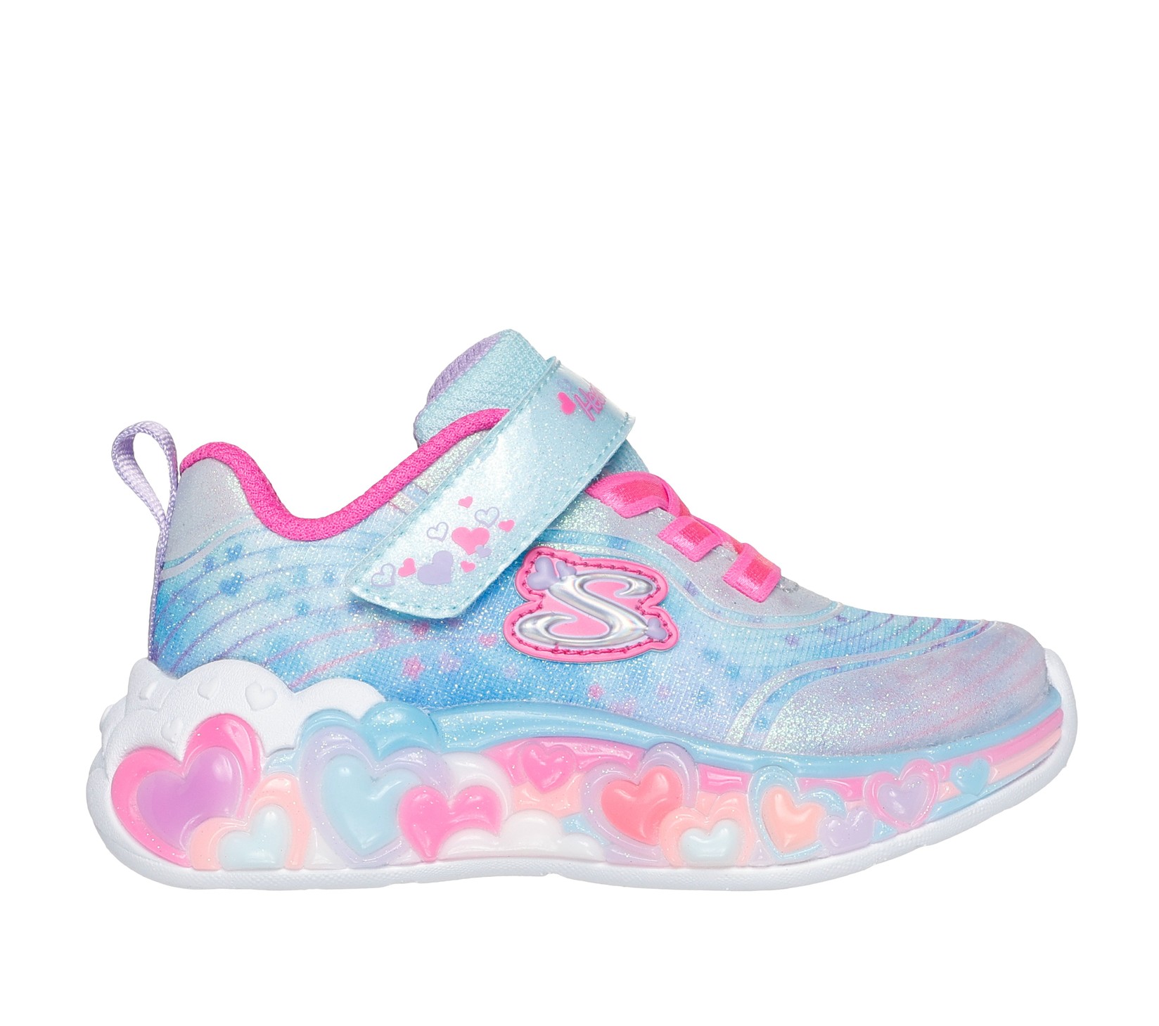 Skechers Patike za devojčice Eternal Hear Lights, 302696N-LBMT, Svetloplave
