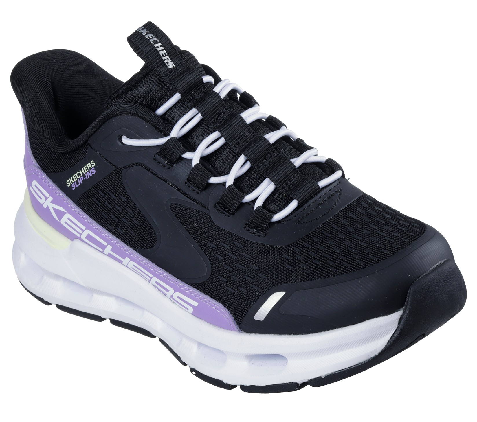 Skechers Patike za devojčice Glide-Step + - Vista Lane, Slip-Ins, 303654L-BKPR, Crno-ljubičaste