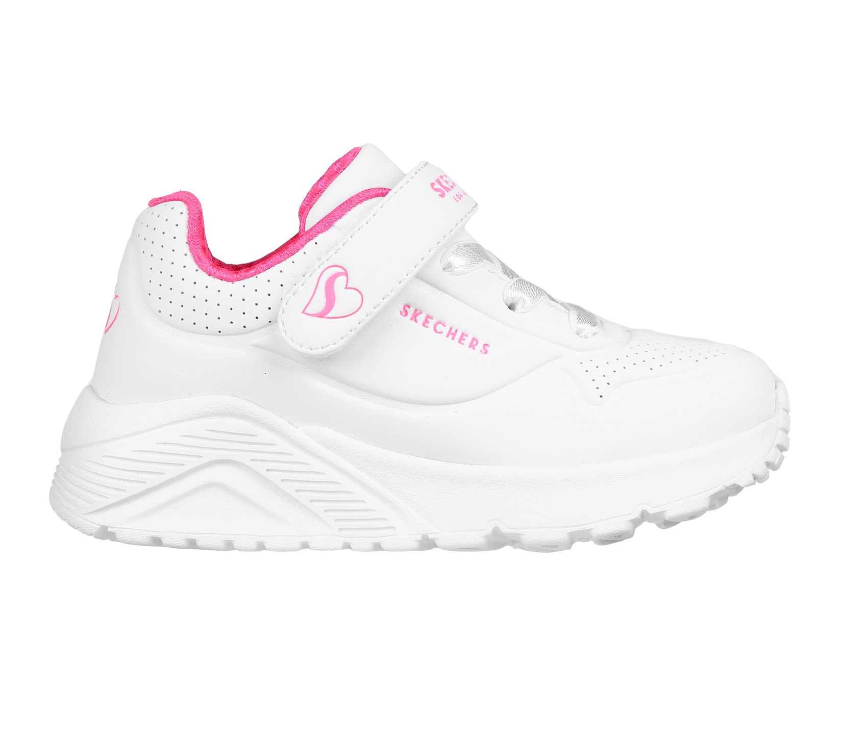 Skechers Patike za devojčice Uno Lite, 310451N-WHP, Bele