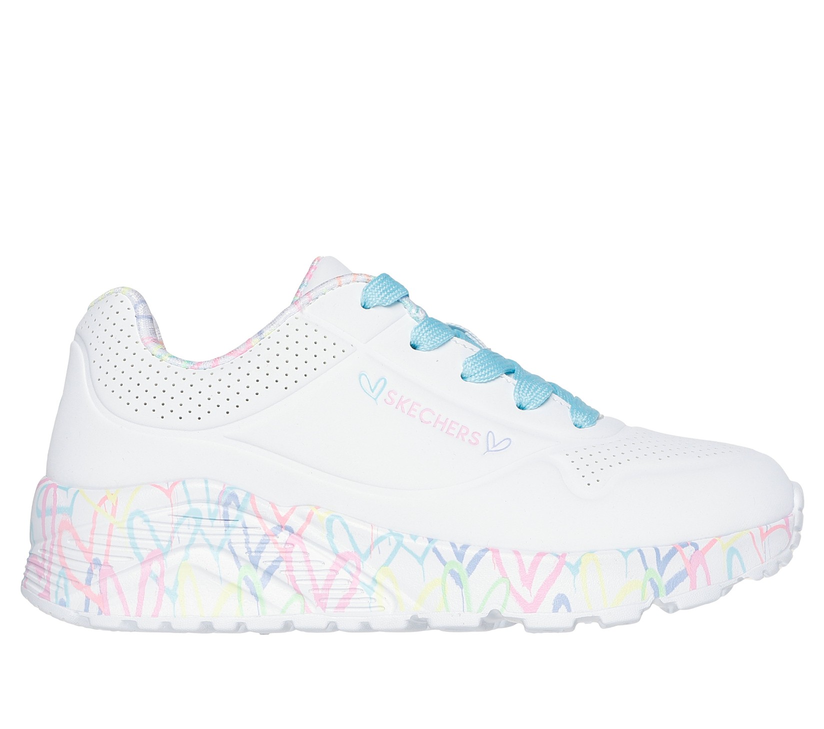 Skechers Patike za devojčice Uno Lite, 314976L-WPTQ, Belo-plave