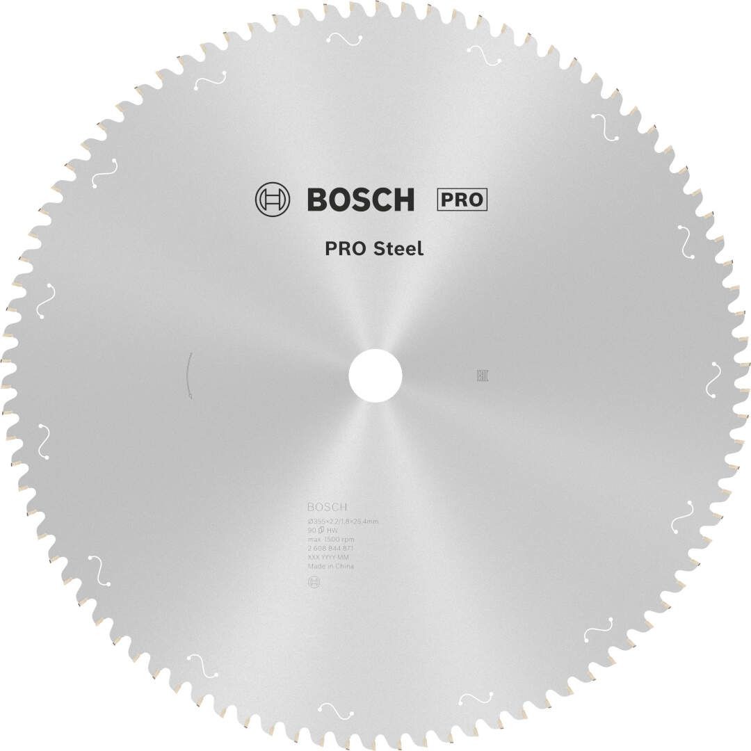 Bosch PRO Steel list kružne testere 355x2.2x25.4 mm 90z HLTCG max 1.500 o/min 2608844871