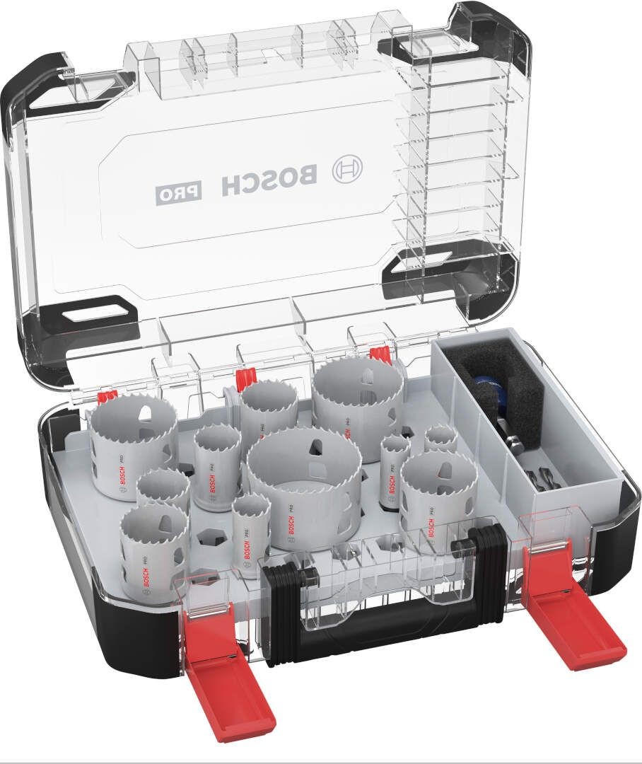 Bosch PRO Multi Material PC Plus set testera za otvore 20, 22, 25, 32, 35, 40, 44, 51, 60, 64, 76 mm 14/1 2608594425