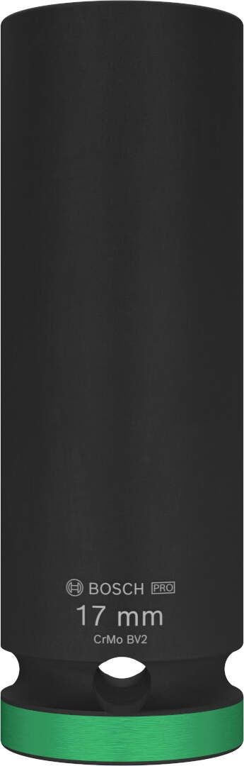 Bosch Kovani nasadni ključ 17mm, 1/2", duboki, PRO Impact Socket 2608003049