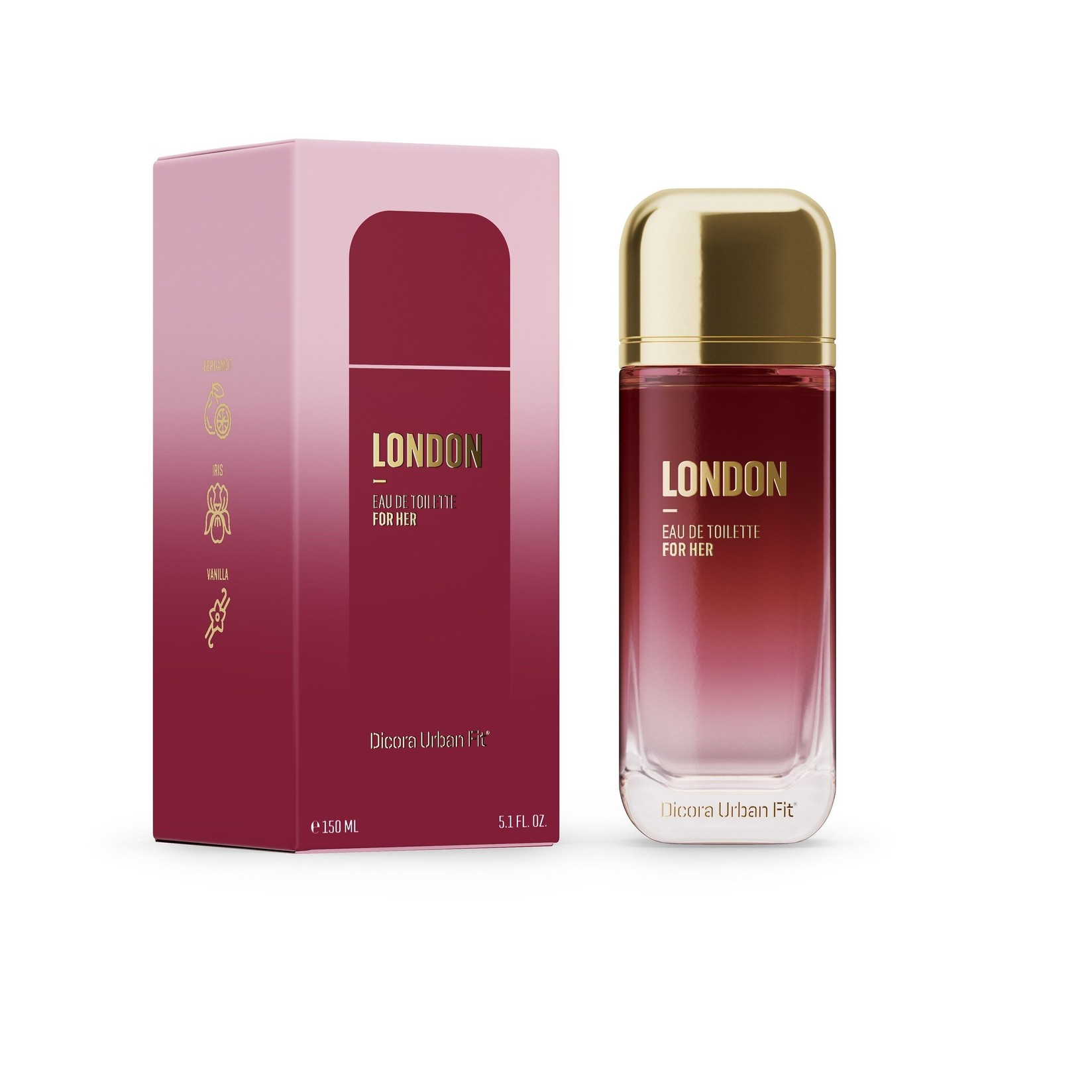 Dicora Ženska toaletna voda London For Her, EDT, 150 ml