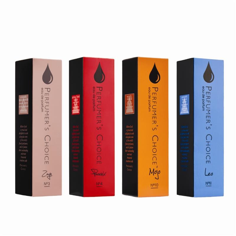 Unisex poklon set Perfumers Choice Parfem Zayn For Him, EDP, 50 ml + Mojo For Him, EDP, 50 ml + Leo For Him, EDP, 50 ml + Parfem Phoenix For Her, EDP, 50 ml