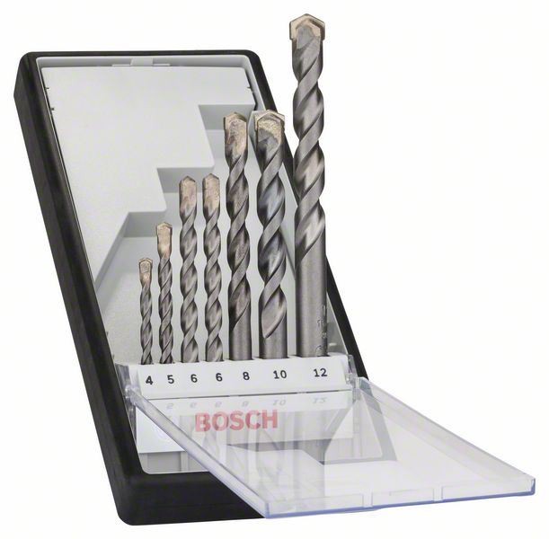 BOSCH Set burgija za beton Robust Line CYL-3 Bosch 2607010545, 4; 5; 6; 6; 8; 10; 12 mm 7/1