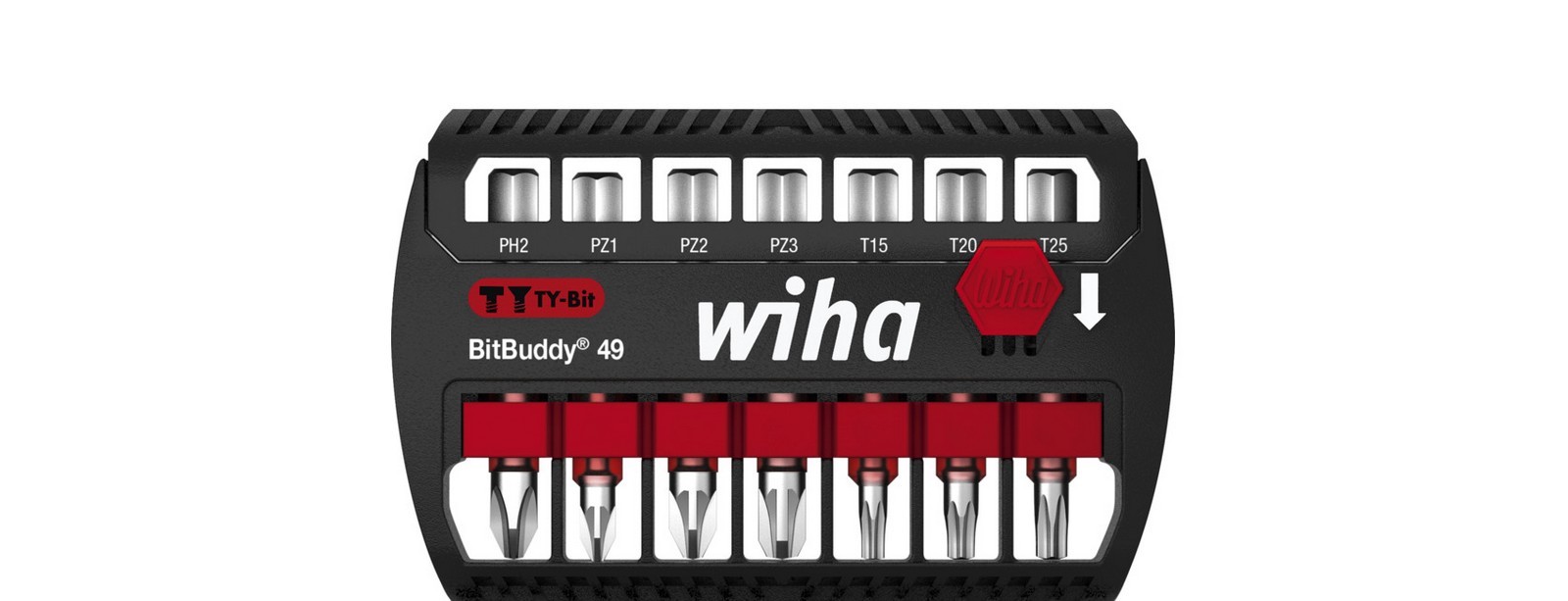 WIHA 42116 BitBuddy® TY set bitova, 49 mm Phillips, Pozidriv, Torx®, 8 delova 1/4"