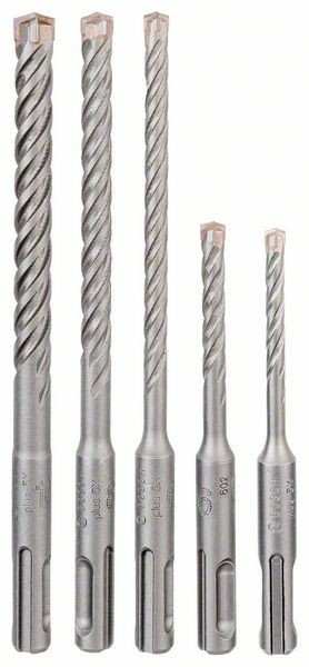 BOSCH Set hamer burgija SDS plus-5X 2608833910, 5; 6; 6; 8; 10 mm 5/1