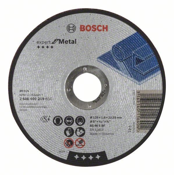 Bosch Rezna ploča ravna Expert for Metal AS 46 S BF, 125 mm, 1.6 mm, 25 komada