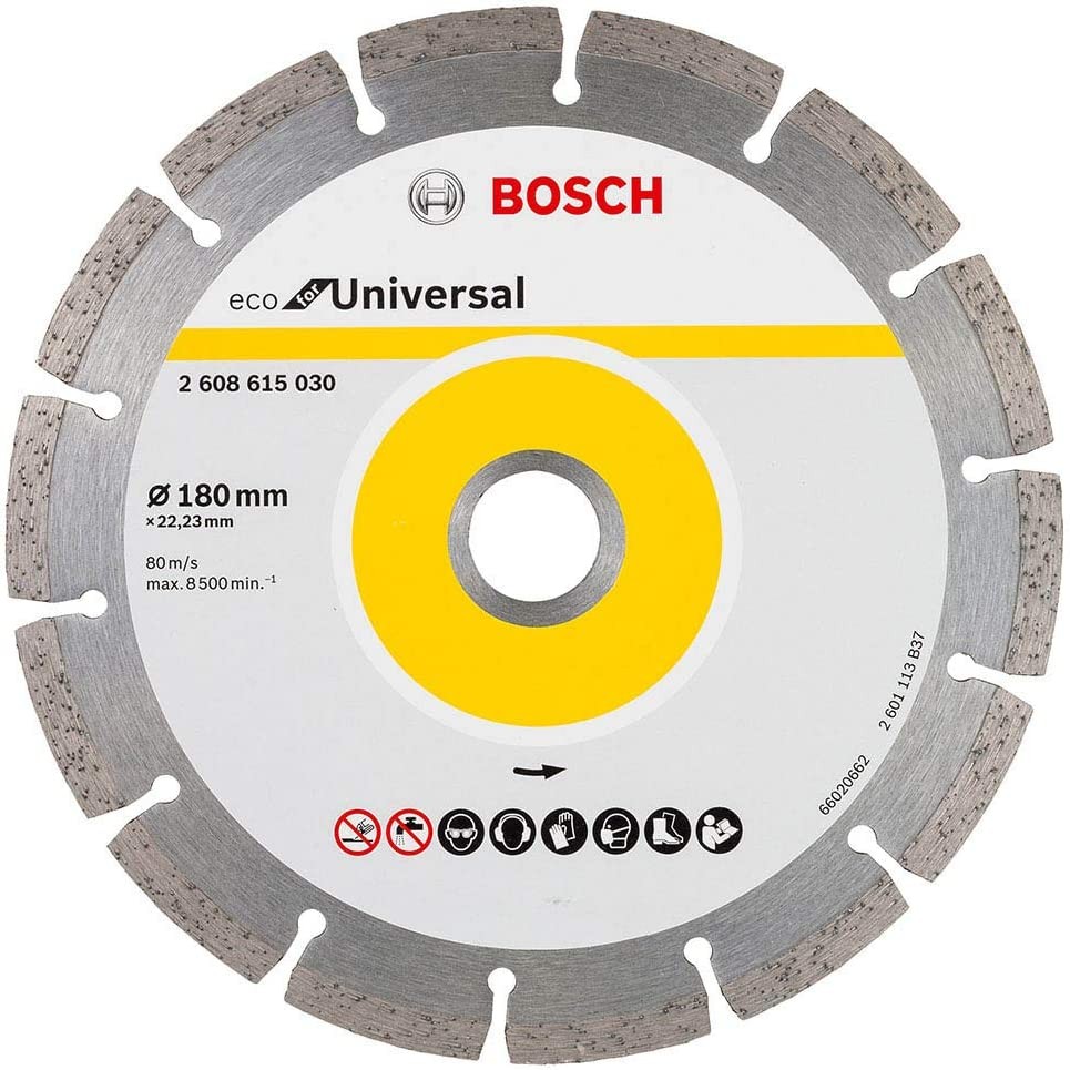 Bosch Dijamantska rezna ploča ECO For Universal Bosch 2608615030, 180x22.23x2.2x7, 10 komada