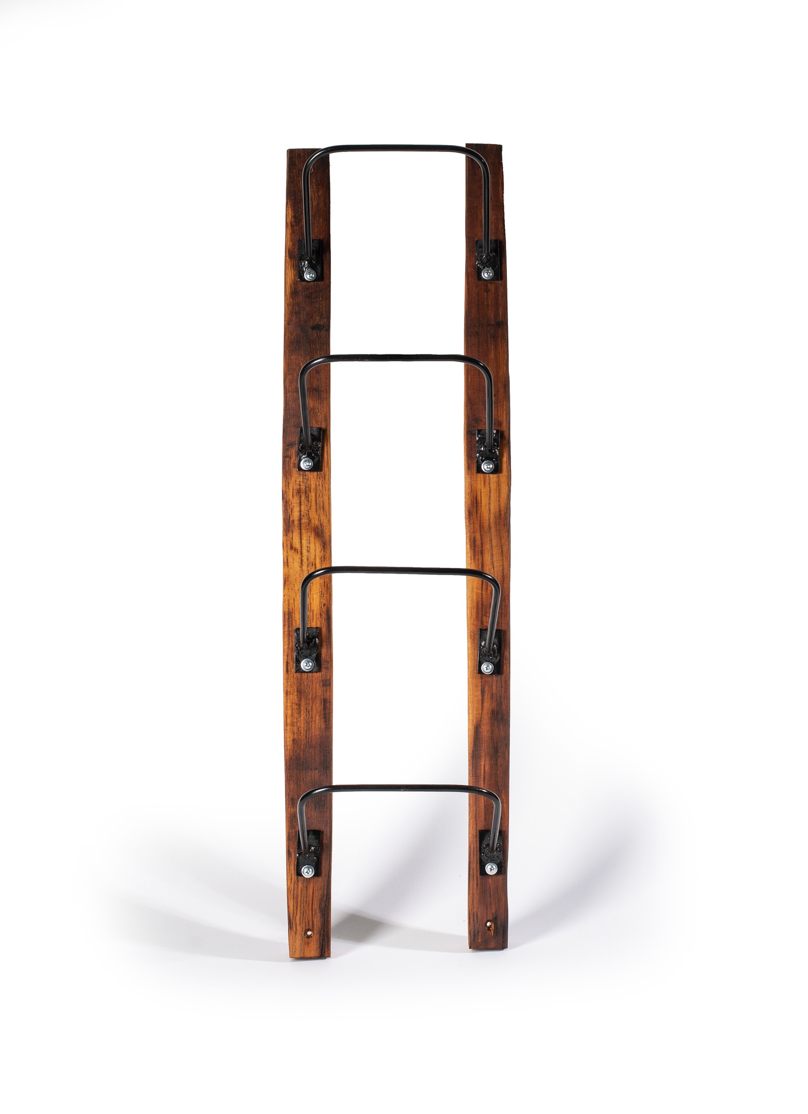 STRONG WOOD STUFF VELIČKOVIĆ Polica za vino, 4 flaše, Braon