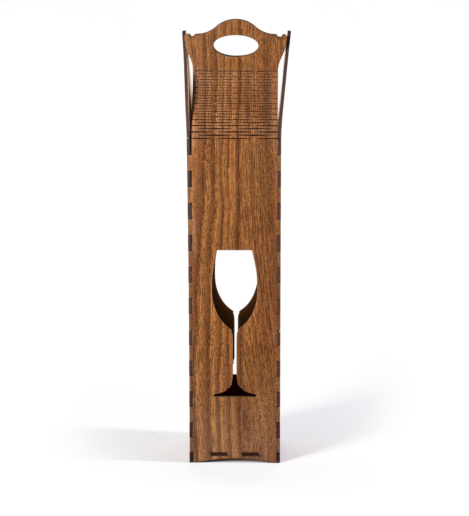 STRONG WOOD STUFF VELIČKOVIĆ Kutija za flašu, Braon