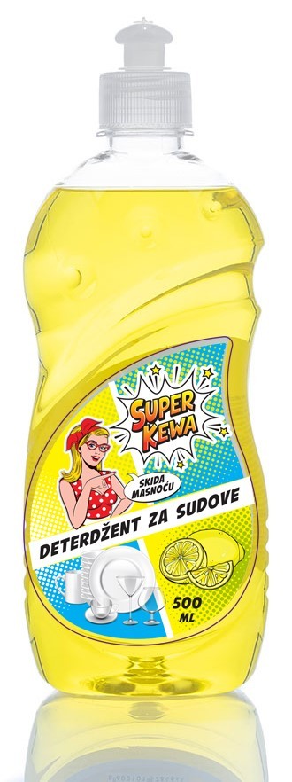 Super Kewa Deterdžent za sudove, limun, 500ml