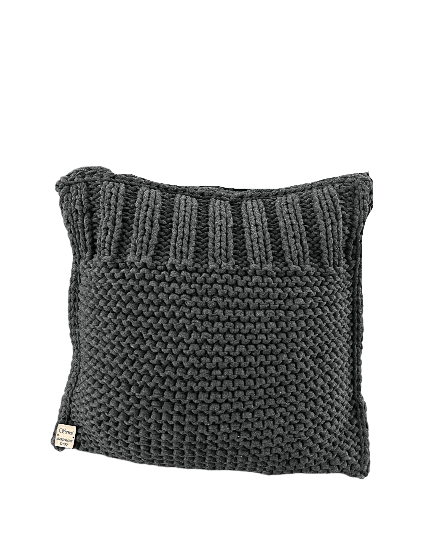 SWEET HANDMADE STUFF Dekor jastuk antracit