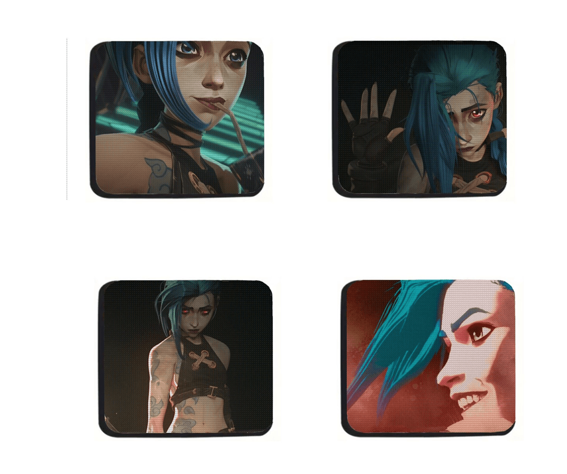 Podmetač za čaše Arcane, Višebojni