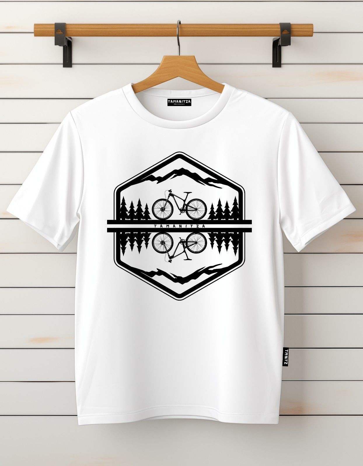 Tamanitza Muška majica BICIKL, Bela