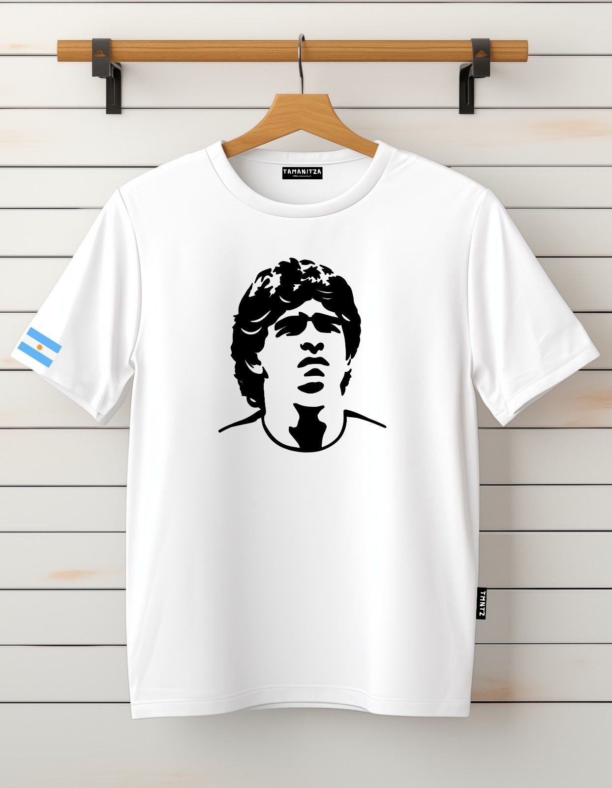 Tamanitza Muška majica EL PIBE DE ORO, Bela