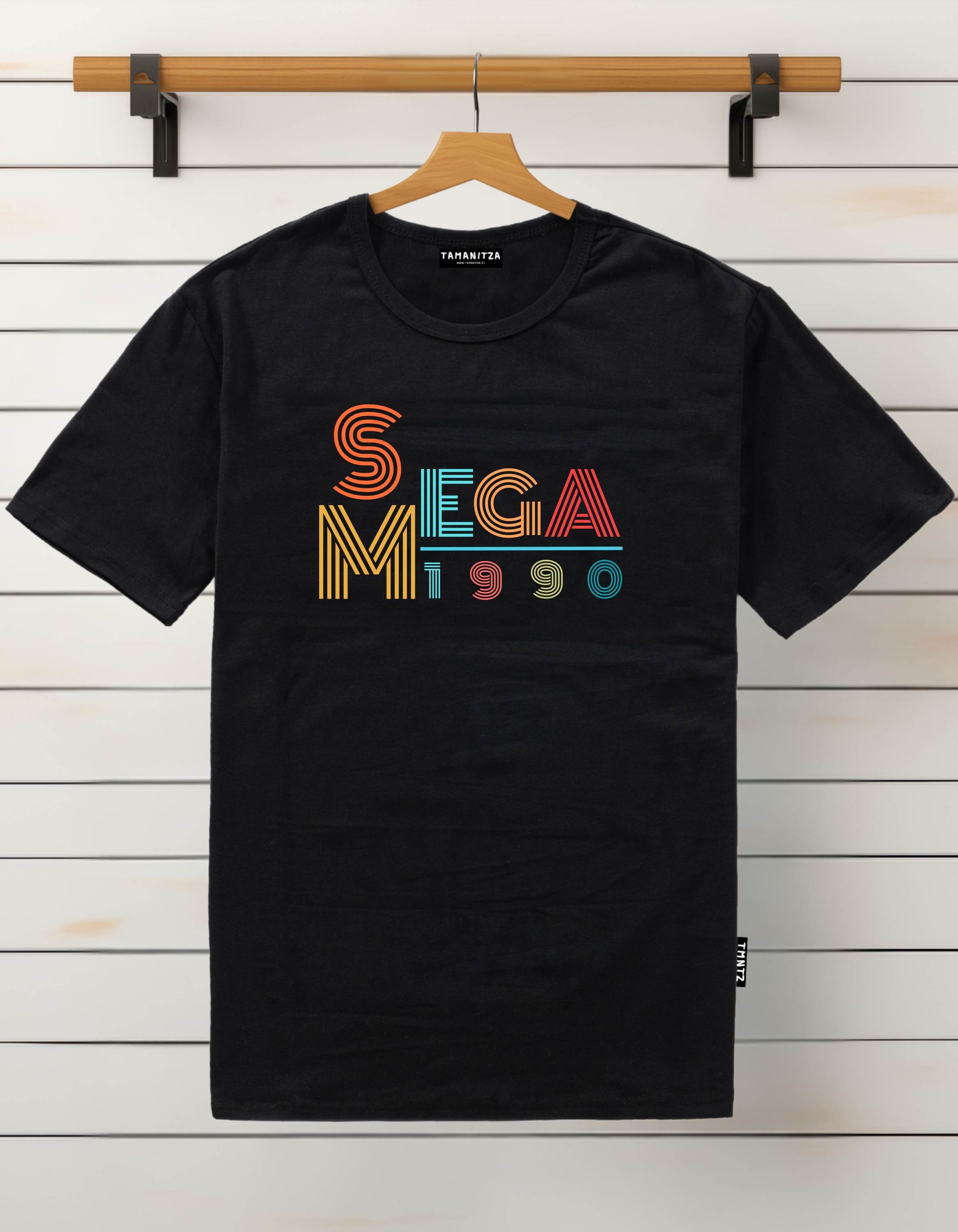 Tamanitza Muška majica SEGA-MEGA, Crna