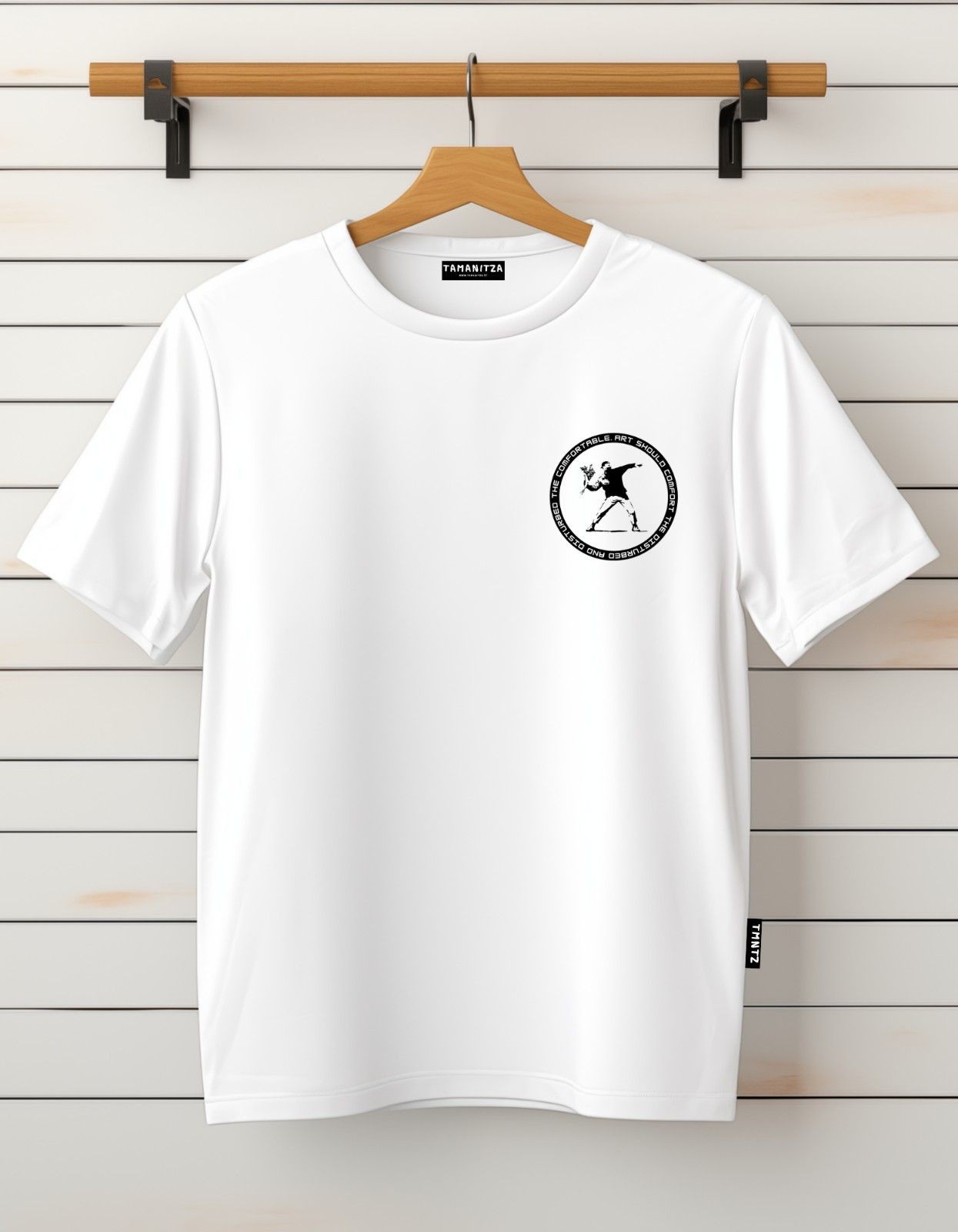 Tamanitza Ženska majica BARKING DOG, Bela