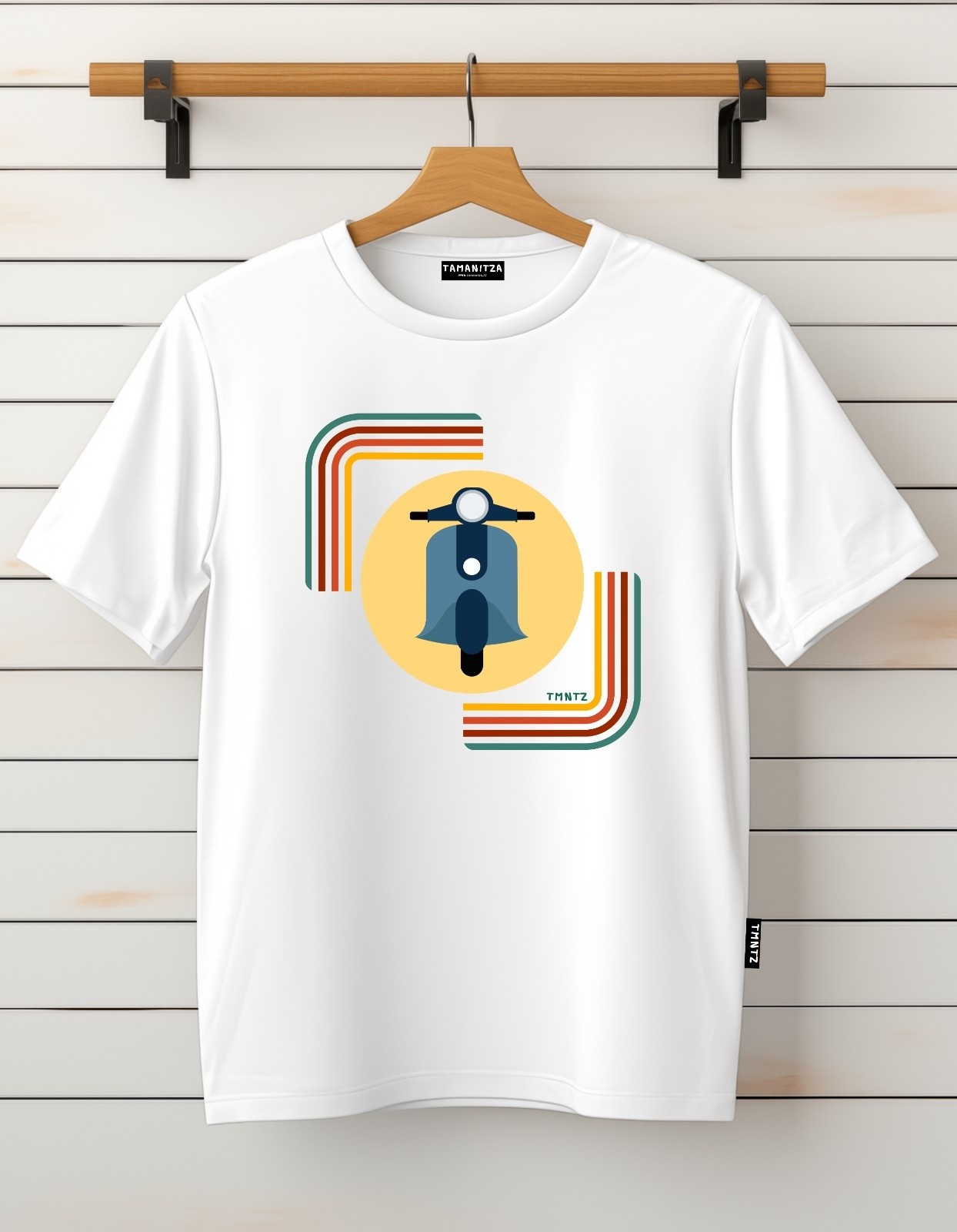 Tamanitza Ženska majica VESPA TRE, Bela