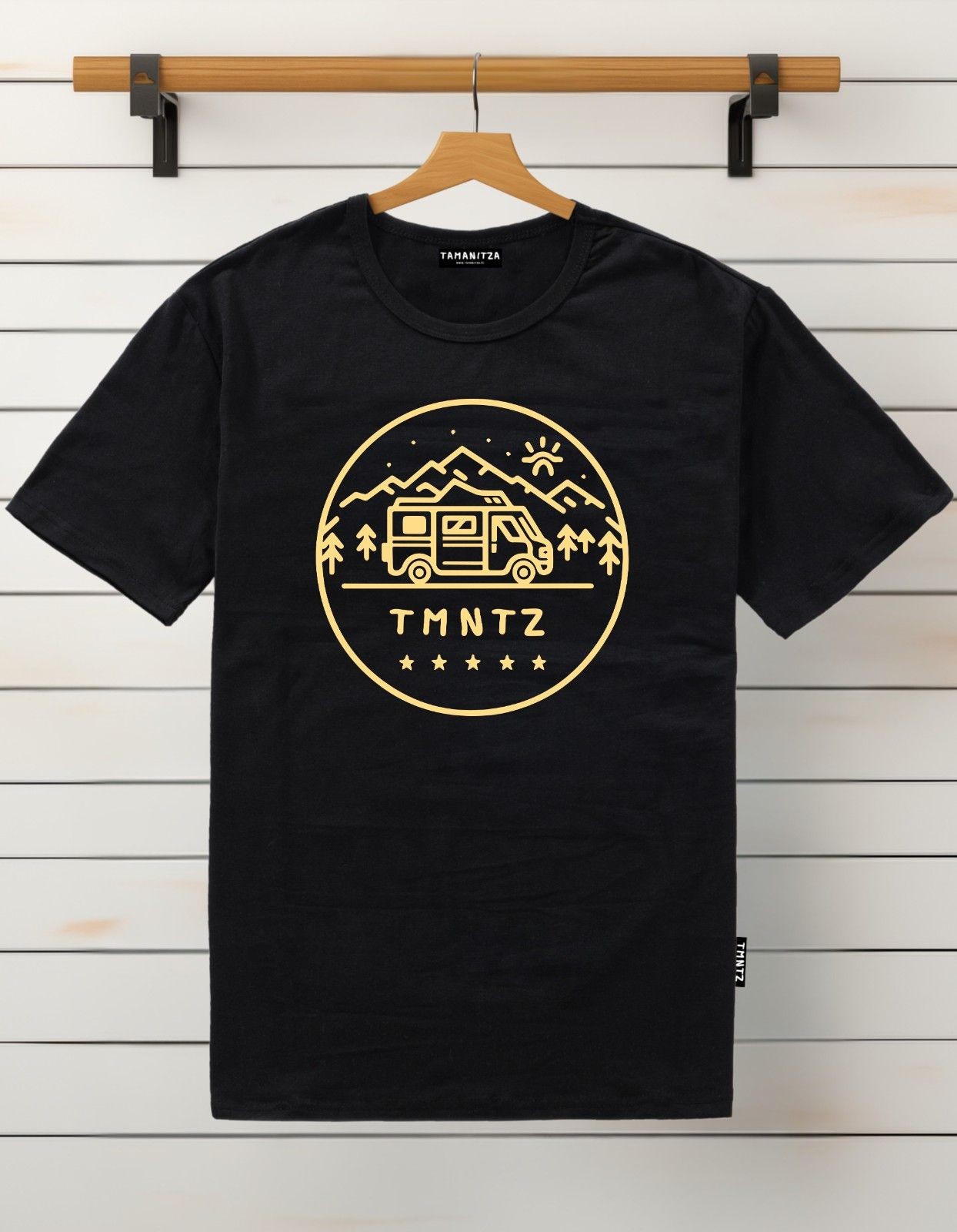 Tamanitza Ženska majica KAMPER, Crna