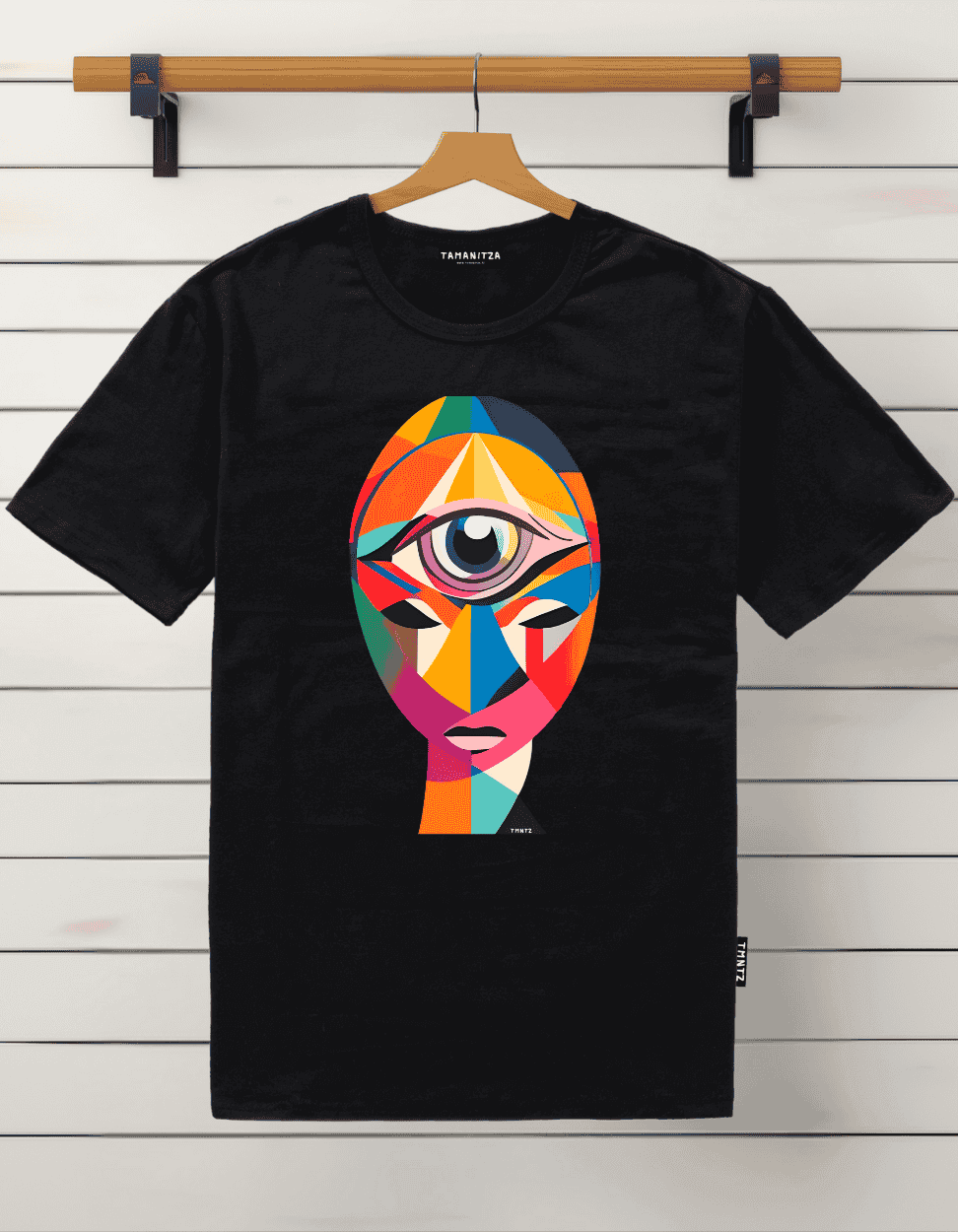 Tamanitza Ženska majica PERCEPCIJA, Crna