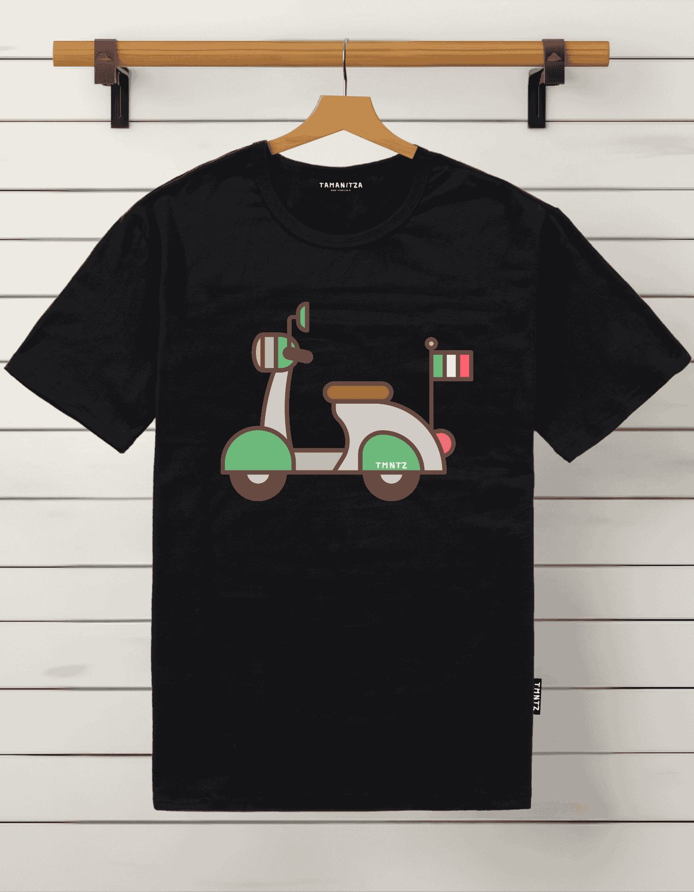 Tamanitza Ženska majica VESPA, Crna