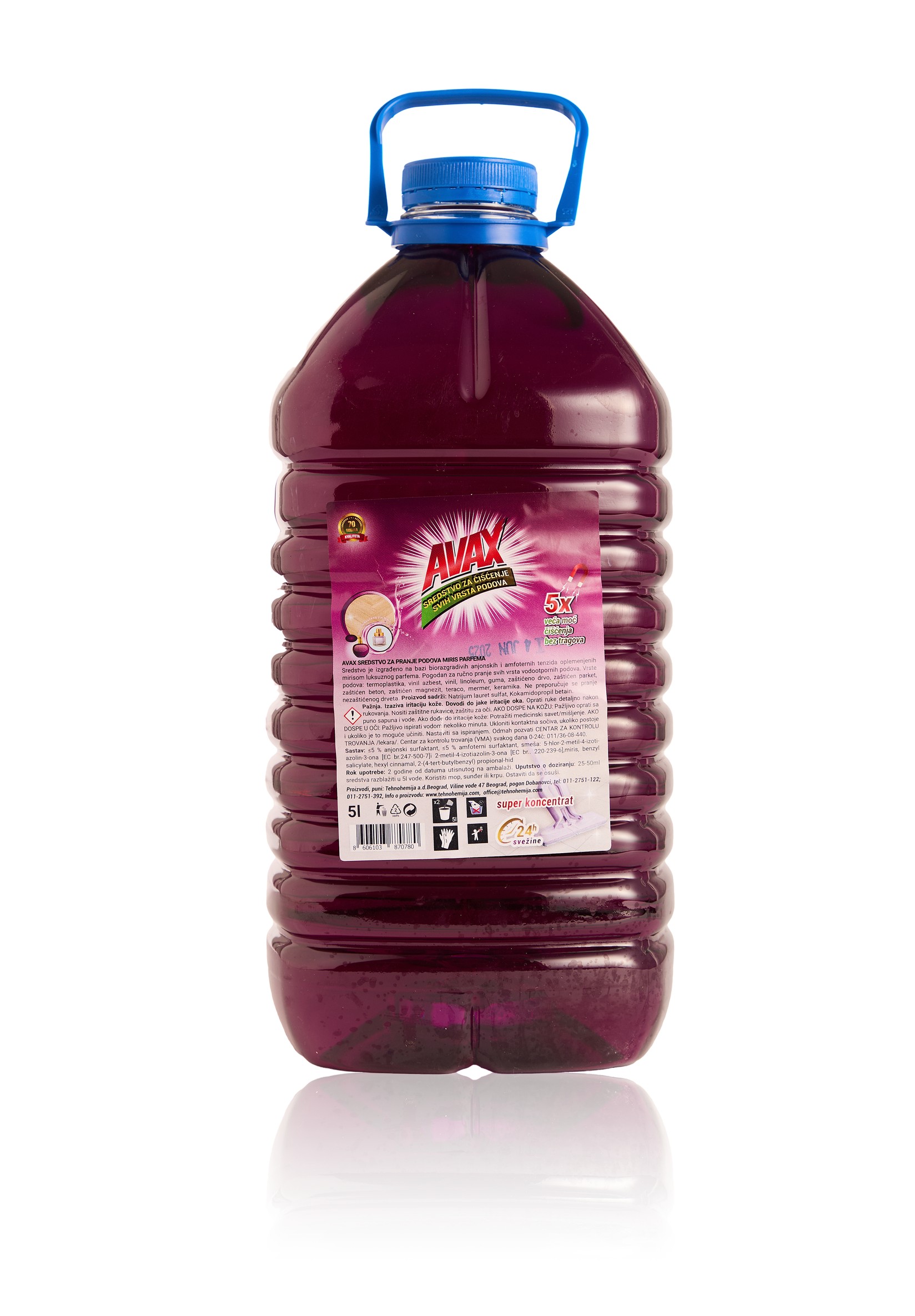 Avax Univerzalno sredstvo za cišcenje podova, Miris luksuznog parfema, 5l