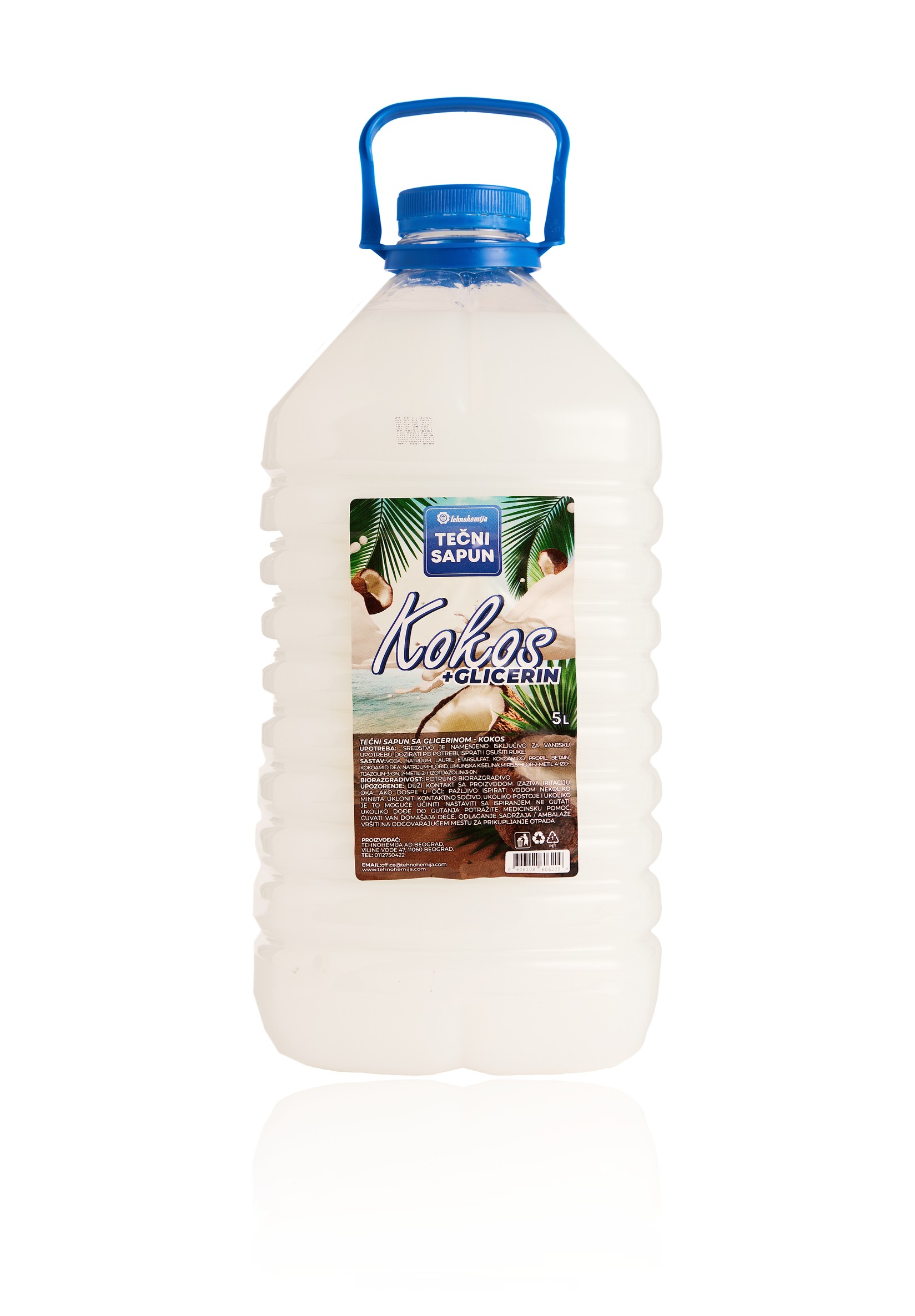Tehnohemija Tečni sapun za ruke Kokos, 5l