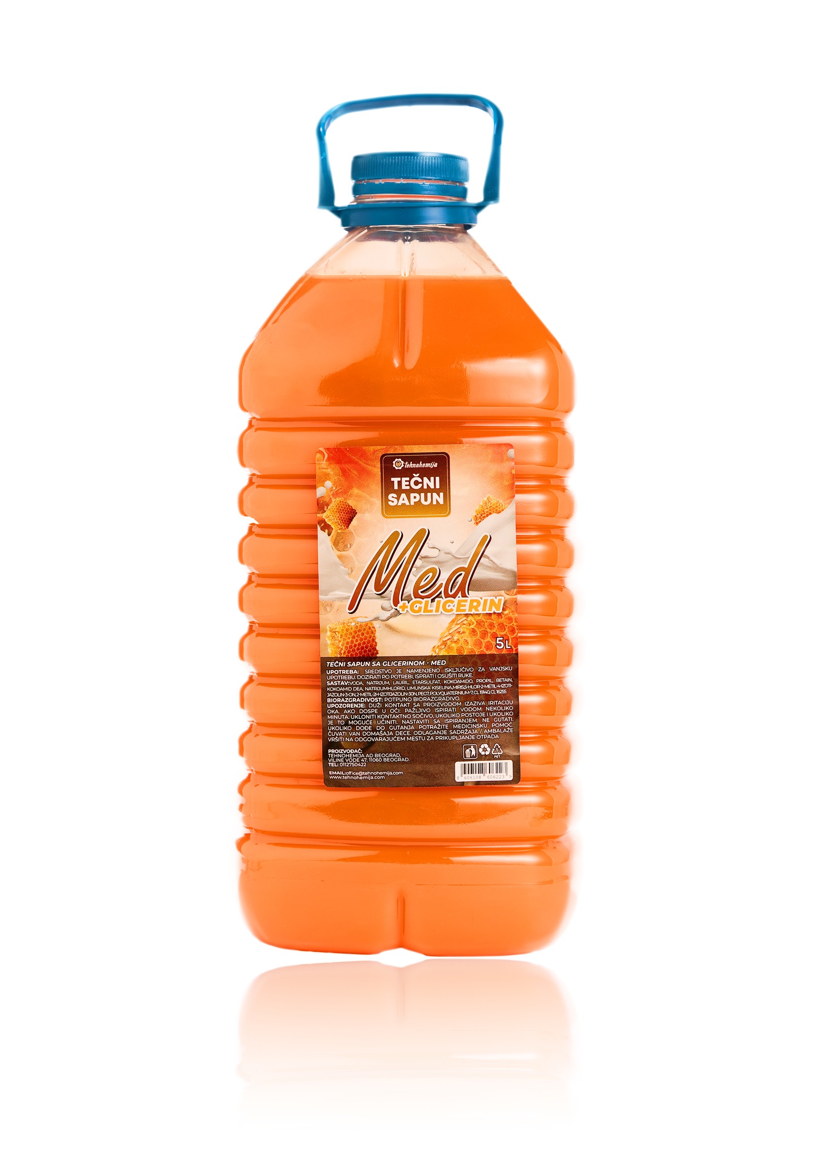 Tehnohemija Tečni sapun za ruke Med, 5l