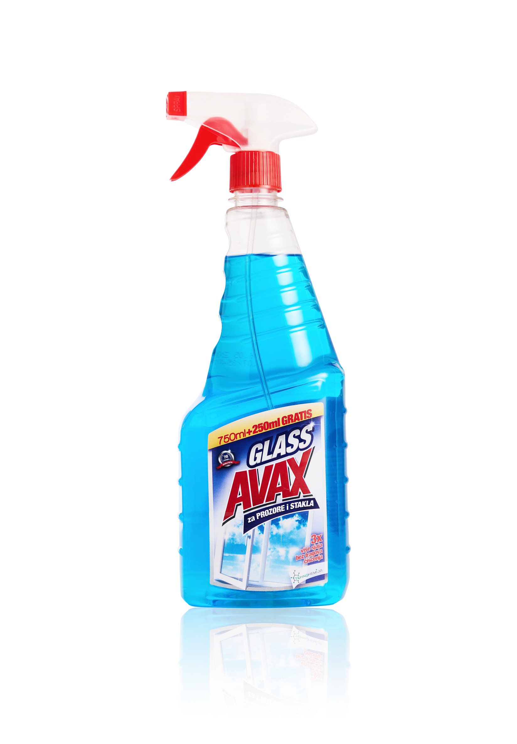 Avax Sredstvo za čišćenje prozora i stakla sa raspršivačem, 1l