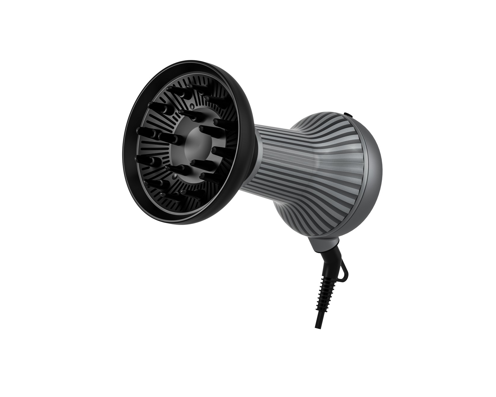 Arzum Profesionalni rotirajući jonski fen za kosu Trendcare curly, 800W, Antracit