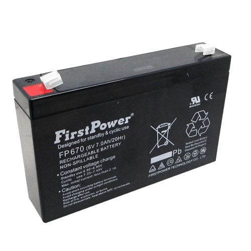 FIRST POWER Akumulator FP670 Firstpower, 6V, 7Ah