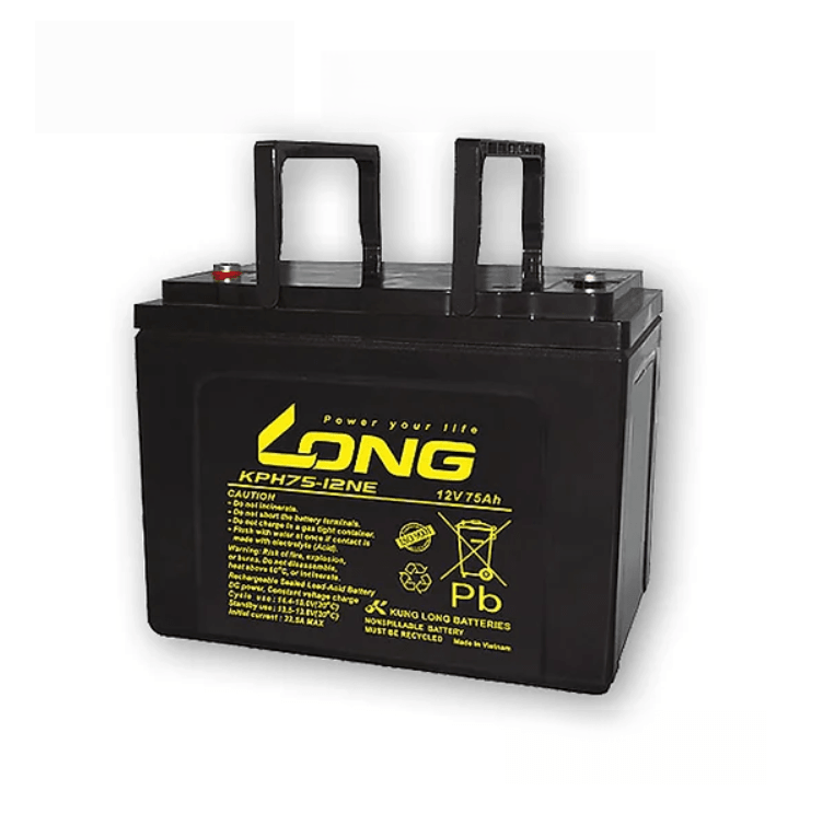 KUNG LONG Akumulator 12V 75Ah KPH75-12N LONG M6 BOLT F8