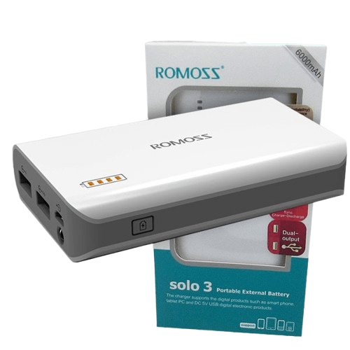 ROMOSS Eksterna baterija Solo 3, 6000mAh