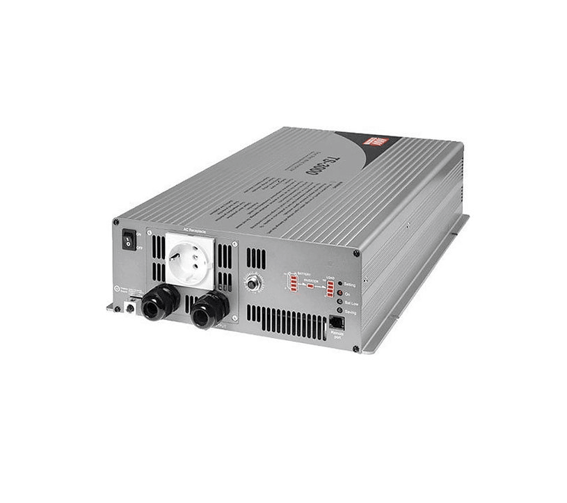 MEAN WELL Pretvarač napona - Inverter DC/AC True Sine Wave TS-3000-224B, 3000 W, Srebrne boje